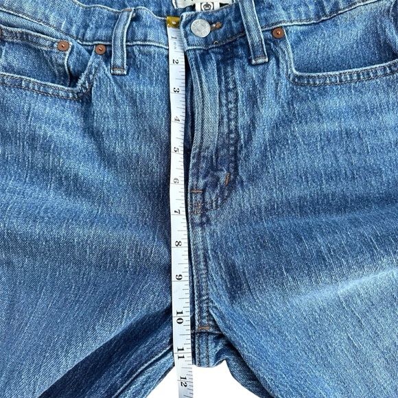 Madewell The Petite Perfect Vintage Jean Raw Hem Edition 28 Women’s Straight Leg - Picture 5 of 9